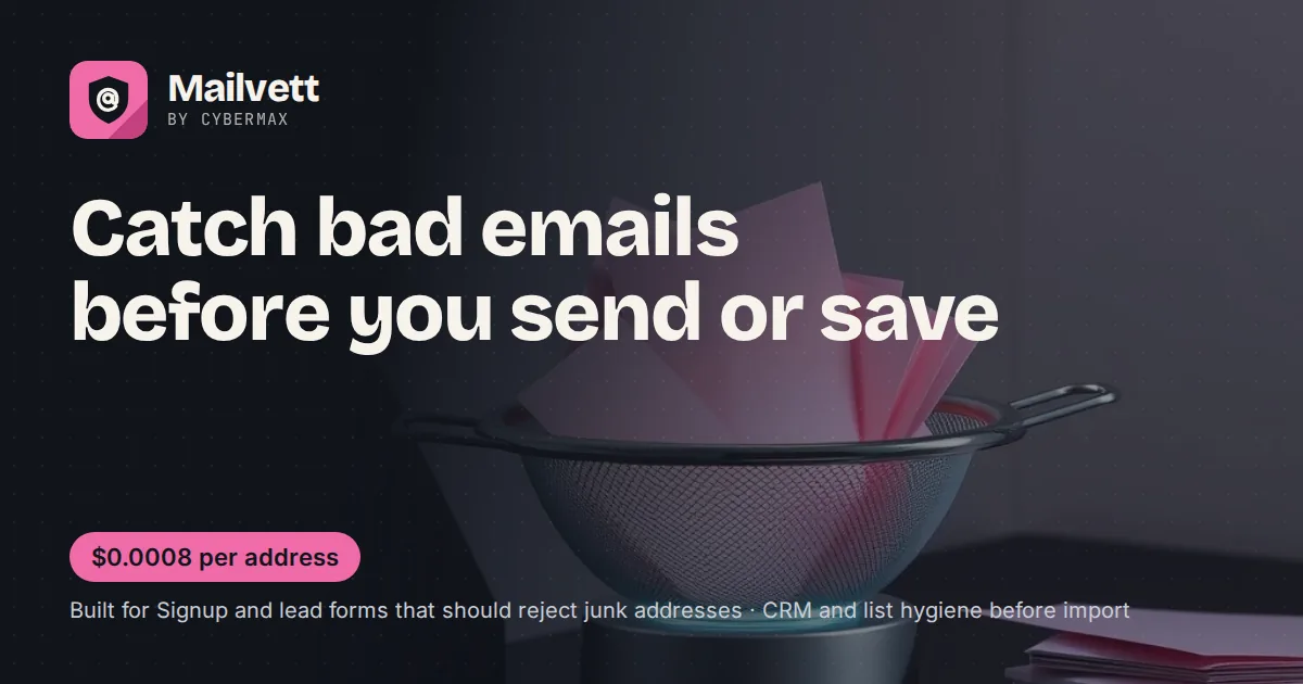 Mailvett: What Mailvett does